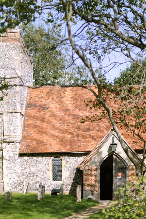 The Vicar of Dibley church in Turville