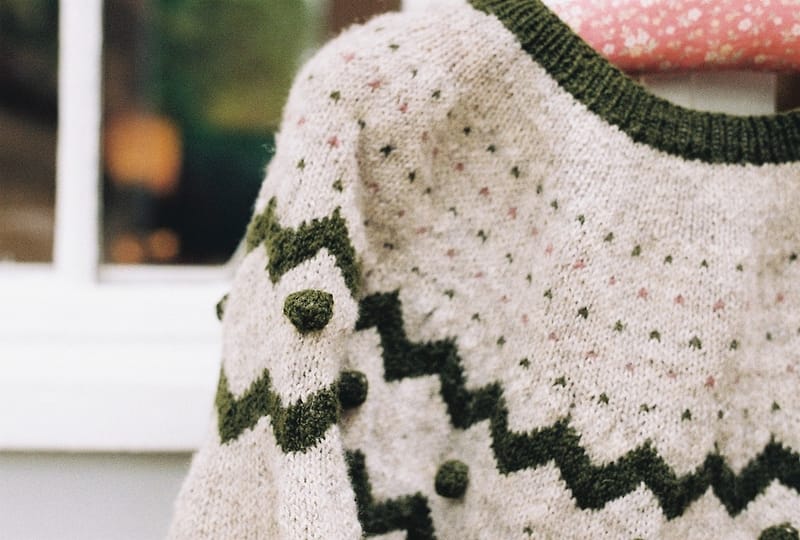 hand knitted jumper Folksy by Melody Hoffman